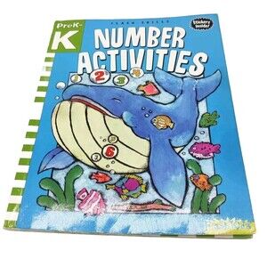 Number Activities: Grade Pre-K-K Paperback Flash Kids Editors Book Educational